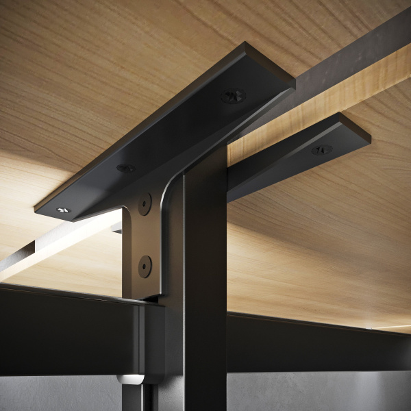 Полкодержатель горизонтальный, серебро