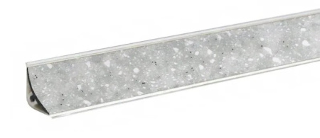 Плинтус LB-15, стоун бьянко, L=3000мм, 14,4х14,4мм