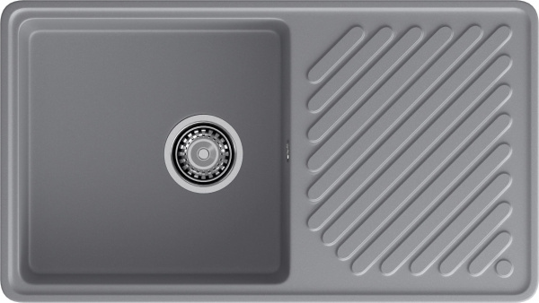 Мойка GranFest QUARZ 53, 851х479 мм, темно-серый (прямоугольная, без сифона)