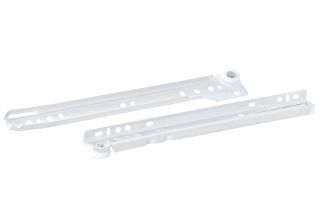 Направляющие роликовые 450мм, 0,8, белый