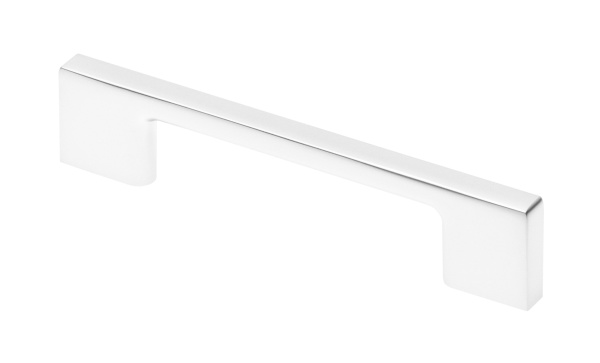 Ручка-скоба, UZ-819, 96мм, металл, белый глянцевый