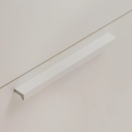 Ручка-скоба, PILLAR, 160мм, металл, белый матовый, GTV