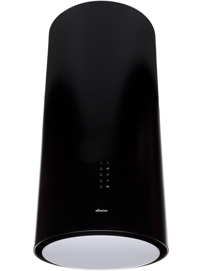 Вытяжка настенная Enso Black, 38 см, без угольн. фильтра, черный, Konigin