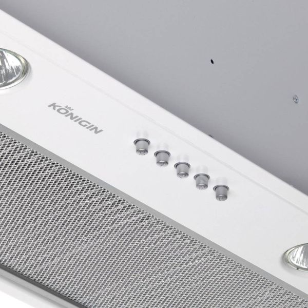 Вытяжка полновстраиваемая Flatbox, 50см, без угольного фильтра, белый, Konigin