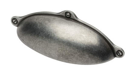 Ручка-раковина, MARSA, 64мм, металл, старинное серебро