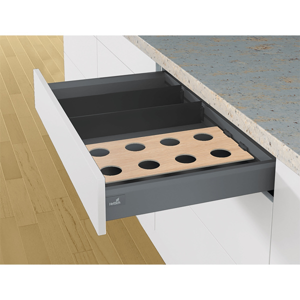 Фиксатор OrgaClip, пластик, антрацит