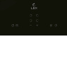 Варочная панель EVH 640A BL, 60см, стеклокерамика, черный, Lex
