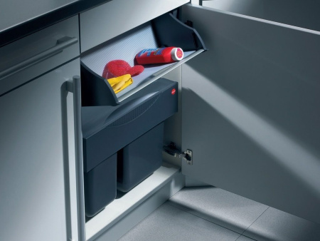 Лоток откидной в базу на 500мм, 191х500х188мм, серый, Deposito