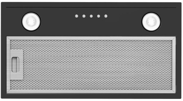 Вытяжка полновстраиваемая Flatbox, 60см, без угольного фильтра, черный, Konigin