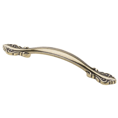 Ручка-скоба, WERONA, 96мм, металл, старое золото