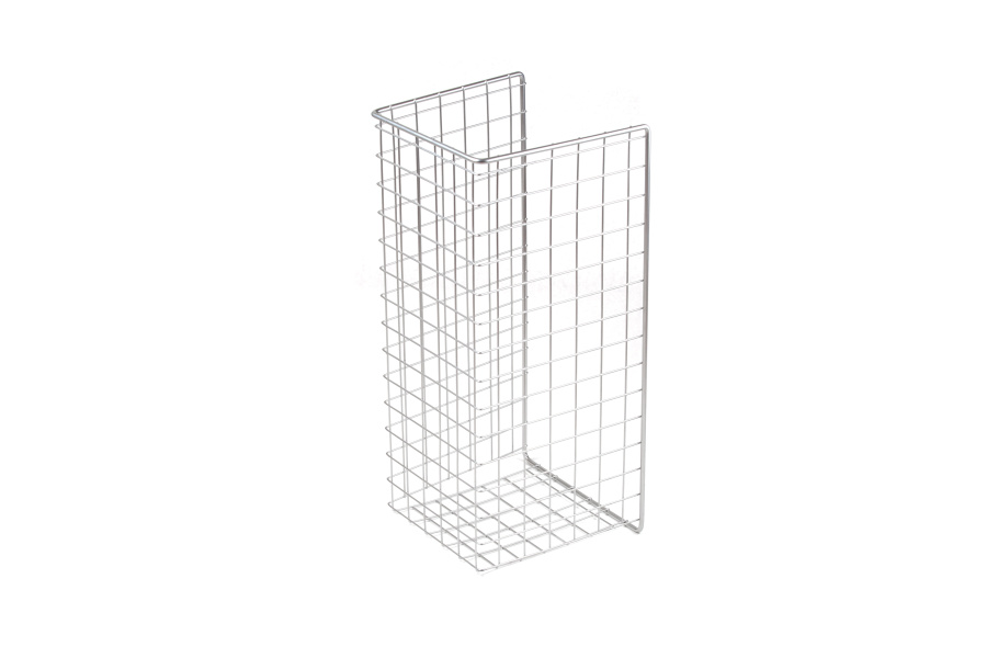 Корзина для белья, фасад 300мм, 240х230хh=420мм, без крепления, белый
