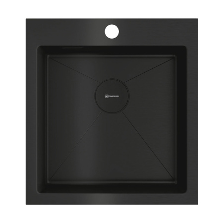 Мойка Akisame 46-GB, нержавеющая сталь, графит