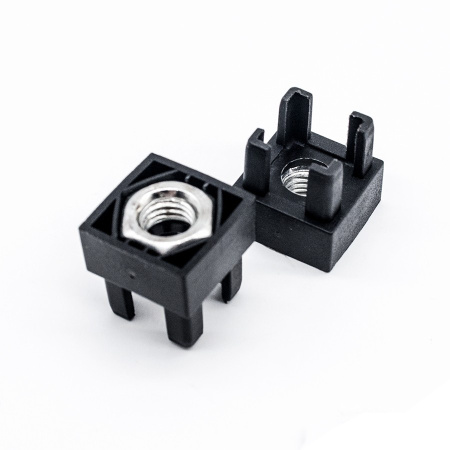 Заглушка профильная под опору, черный, (компл. 2 шт), Confurn