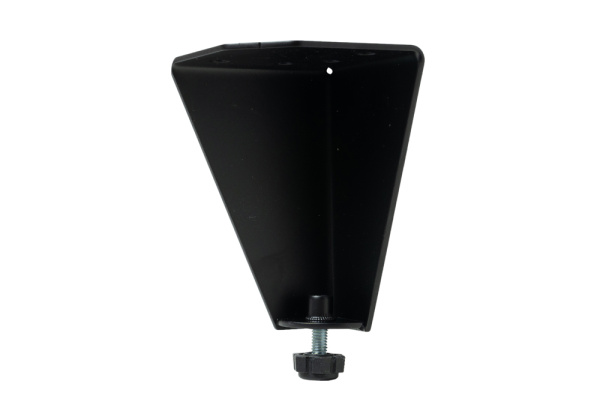 Опора регулируемая, h= 95мм, металл, черный матовый, JET