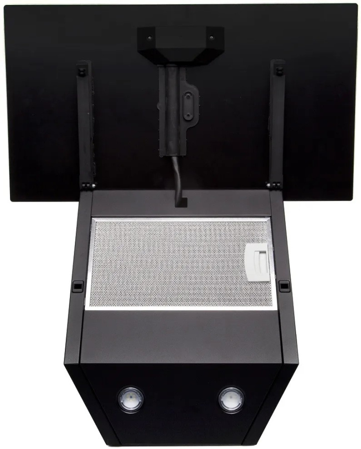 Вытяжка наклонная Colibri Black, 50 см, без угольн. фильтра, черный, Konigin