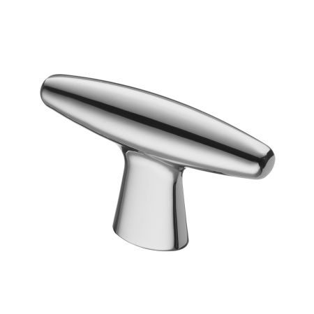 Ручка-кнопка, K-1170, 63х15х36мм, металл, хром