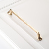 Ручка-скоба, FABRICIO, 192мм, металл, брашированное золото