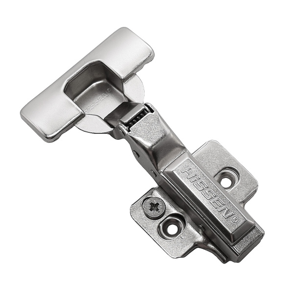 Петля полунакладная 110*, доводчик, two way, планка 3D, регулировка 3D, 48мм, HISSEN