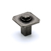 Ручка-кнопка, Kentucky, 19.4121.53, 27х27х26мм, металл, глянцевое олово