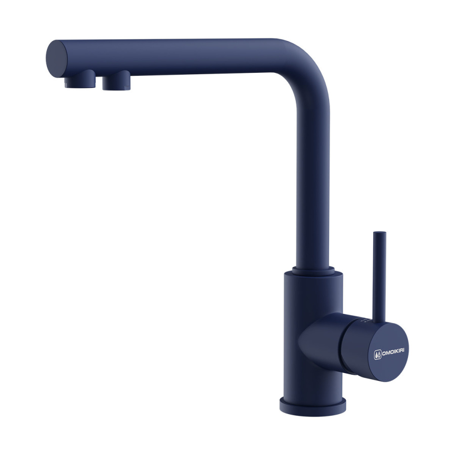 Смеситель Nakagawa 2 Plus-IB, латунь, indigo blue матовый