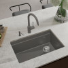 Мойка Rivelato LINO 654-R, 650х440х210мм, серый металлик