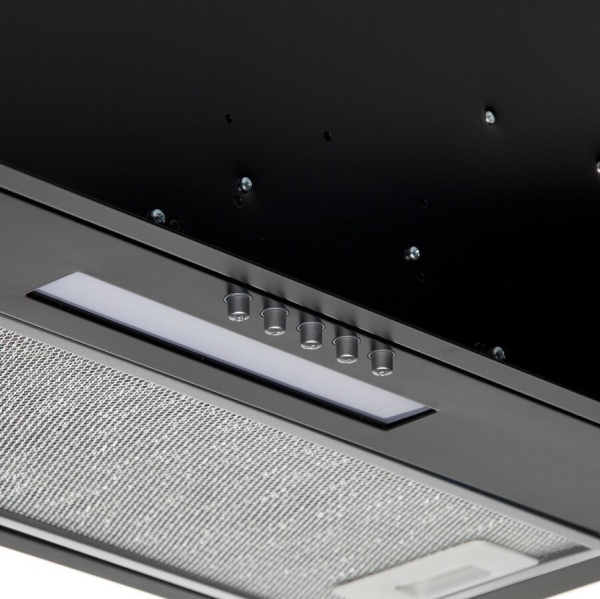 Вытяжка полновстраиваемая Level, 50см, б/угольного фильтра, черный, Konigin