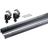 Комплект профилей WingLine L, L=1200мм, с ниж. напр. проф, с перфорацией, антрацит
