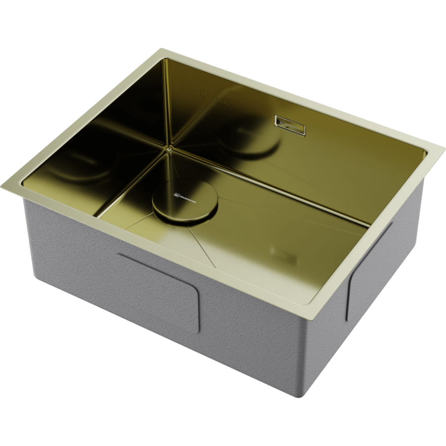 Мойка Taki 54-U/IF-L Side SF-LG, нержавеющая сталь, светлое золото