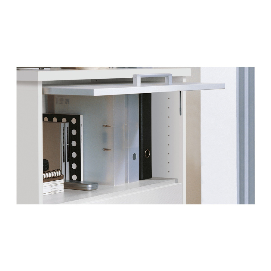 Петли с принадлежн для подъем-задвиж створок Lift Up (2шт), толщ. створки 18-19 мм, пластик, серый