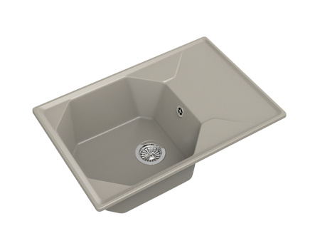 Мойка GranFest UNIQUE U-740L, 740х500 мм, топаз