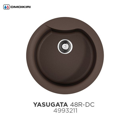 Мойка Yasugata 48R-DC, Tetogranit/темный шоколад
