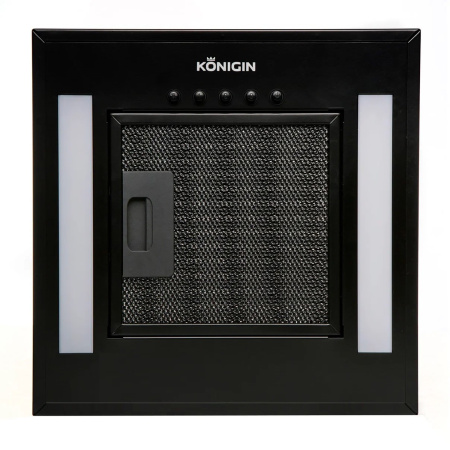 Вытяжка настенная Allegro Black, 30 см, без угольн. фильтра, черный, Konigin