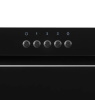 Вытяжка полновстраиваемая GS BLOC G 600 BLACK, 60см, б/угольного фильтра, черный, Lex