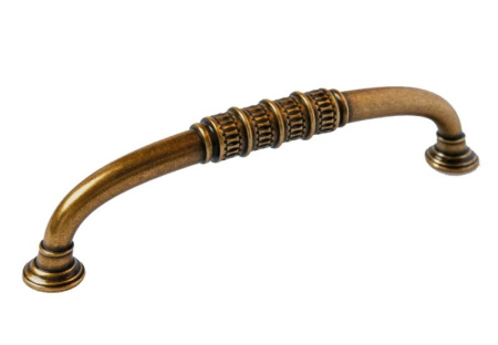 Ручка-скоба, 192, 128мм, металл, античная бронза