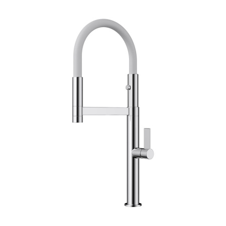 Смеситель Osaka C-WH, латунь, хром/белый