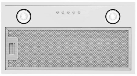 Вытяжка полновстраиваемая Flatbox, 50см, без угольного фильтра, белый, Konigin