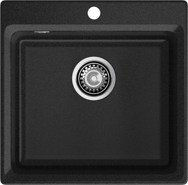 Мойка GranFest LEVEL 510, 510х500 мм, графит
