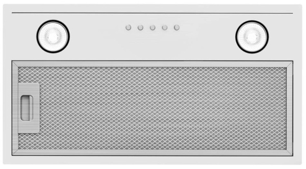 Вытяжка полновстраиваемая Flatbox, 50см, без угольного фильтра, белый, Konigin