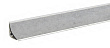 Плинтус LB-15, бриллиант белый, L=3000мм, 14,4х14,4мм (6014)