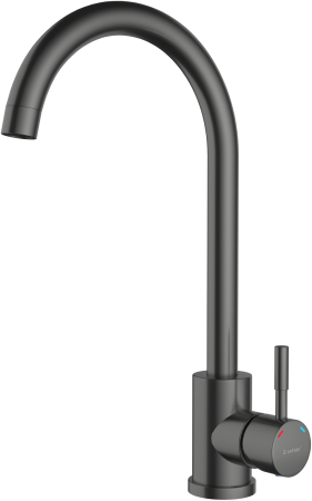 Смеситель GranFest Quarz Z-5410, PVD графит (без подводки)