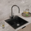 Мойка Rivelato TESORO 505-R, 500х510х200мм, черный
