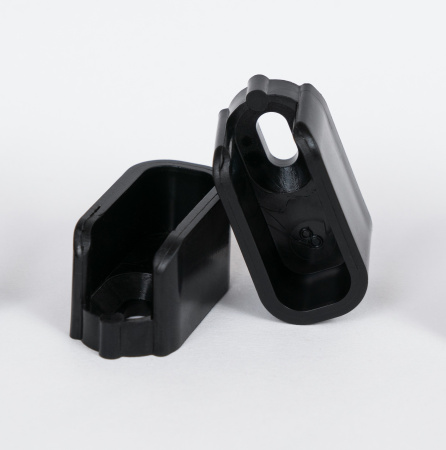 Полкодержатель-карман мини для полки сетчатой, черный