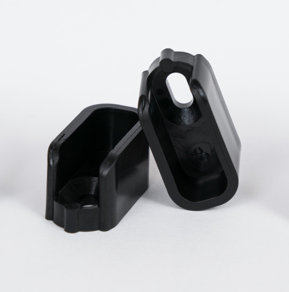 Полкодержатель-карман мини для полки сетчатой, черный