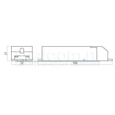 Выключатель врезной на касание с выносным датчиком, 220В/500Вт, шнур 1.5м, DKs-1