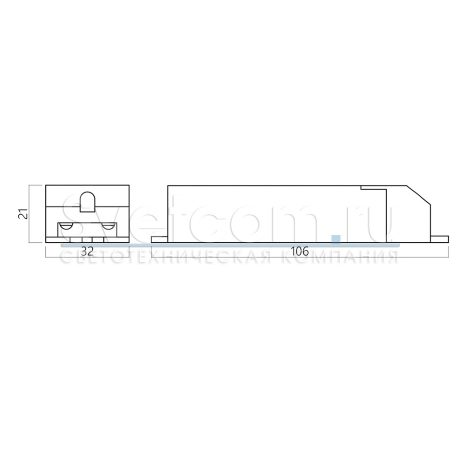 Выключатель врезной на касание с выносным датчиком, 220В/500Вт, шнур 1.5м, DKs-1