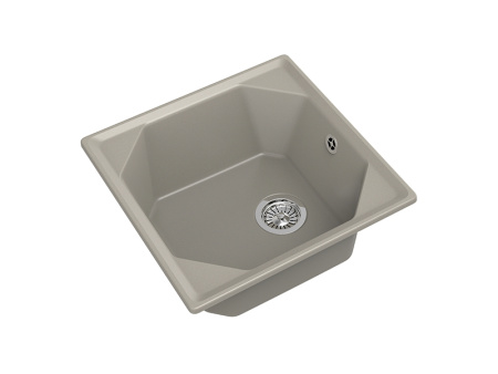 Мойка GranFest UNIQUE U-500, 500х500 мм, топаз