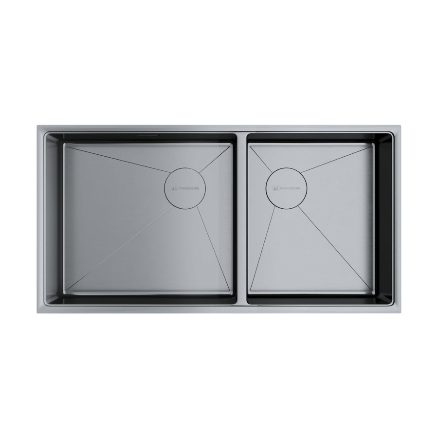 Мойка Taki 85-2-LB-U/IF Side-IN, нержавеющая сталь, нержавеющая сталь