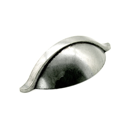 Ручка-раковина, Corsika, 19.3778.58, 64мм, металл, глянцевое олово