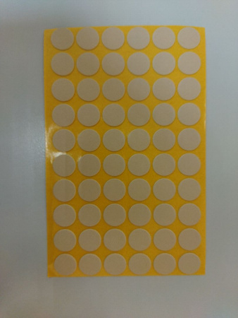 Заглушка самоклейка d=18мм, имбирь