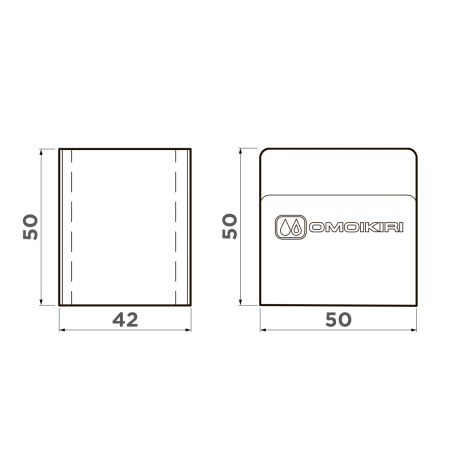 Держатель для губки SH-01-GB, нержавеющая сталь, графит